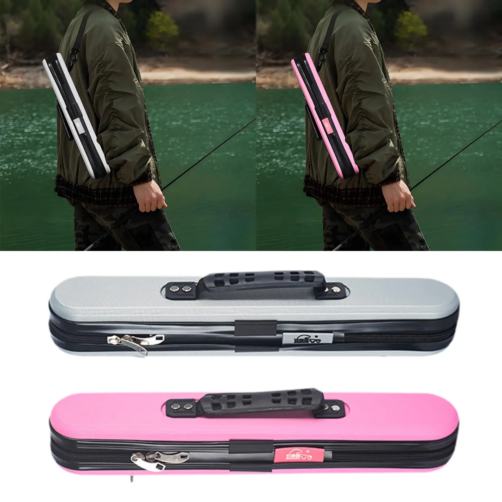 Fishing Rod Case Hard Shell Mens Gift Protector Multipurpose Zipper Closure Portable Fishing Tackle Bag Travel Carrying Case
Fishing Rod Case Hard Shell Mens Gift Protector Multipurpose Zipper Closure Portable Fishing Tackle Bag Travel Carrying Case