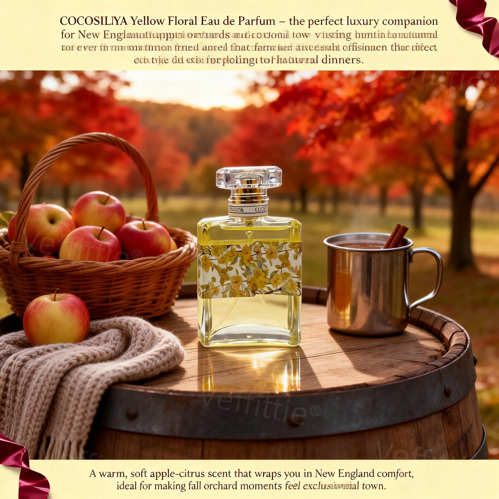 Autumn Osmanthus Amber Glow Eau De Parfum 1.7oz, Warm Floral Woody Scent, Fall Wear, Cozy Inviting Vibe
Autumn Osmanthus Amber Glow Eau De Parfum 1.7oz, Warm Floral Woody Scent, Fall Wear, Cozy Inviting Vibe