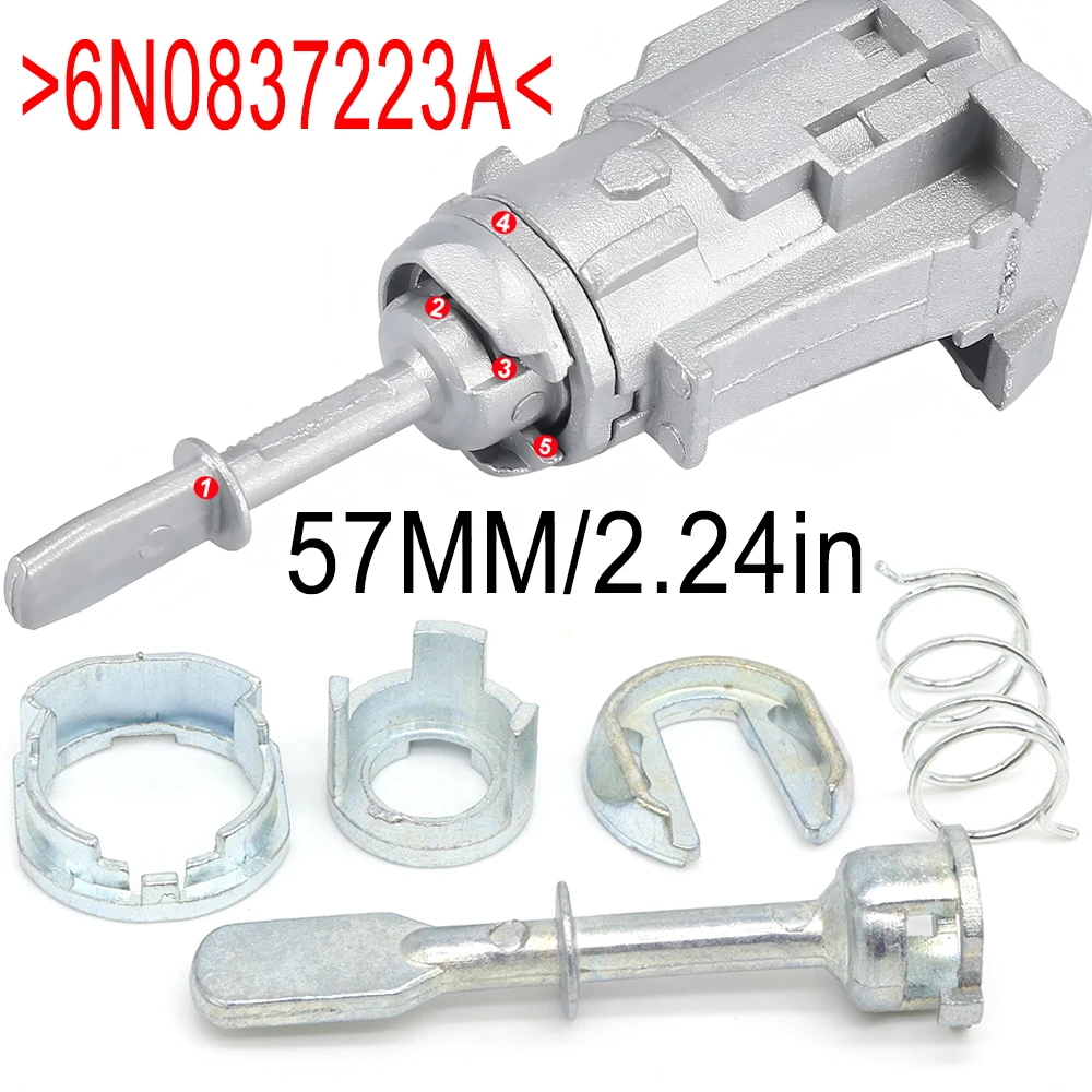 For VW Polo MK3 6N/6KV Derby 1994-2001 Front Door Handle Lock Cylinder Barrel Paddle Repair Kit Tool 57MM Set Car Accessories
For VW Polo MK3 6N/6KV Derby 1994-2001 Front Door Handle Lock Cylinder Barrel Paddle Repair Kit Tool 57MM Set Car Accessories