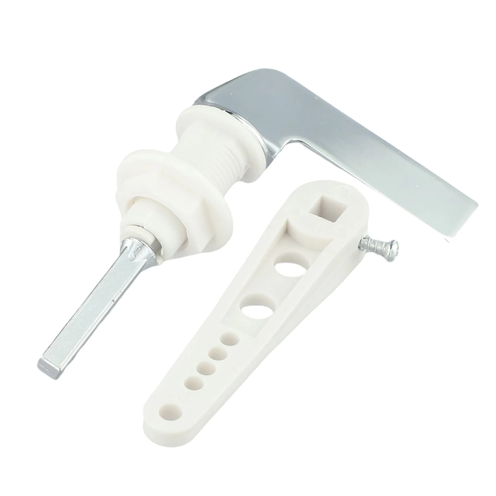Replacement Household Toilet Flush Handle Cistern Handle 10.5cmx9.5cm 1pcs Attachments Chrome Metal Fittings Part
Replacement Household Toilet Flush Handle Cistern Handle 10.5cmx9.5cm 1pcs Attachments Chrome Metal Fittings Part