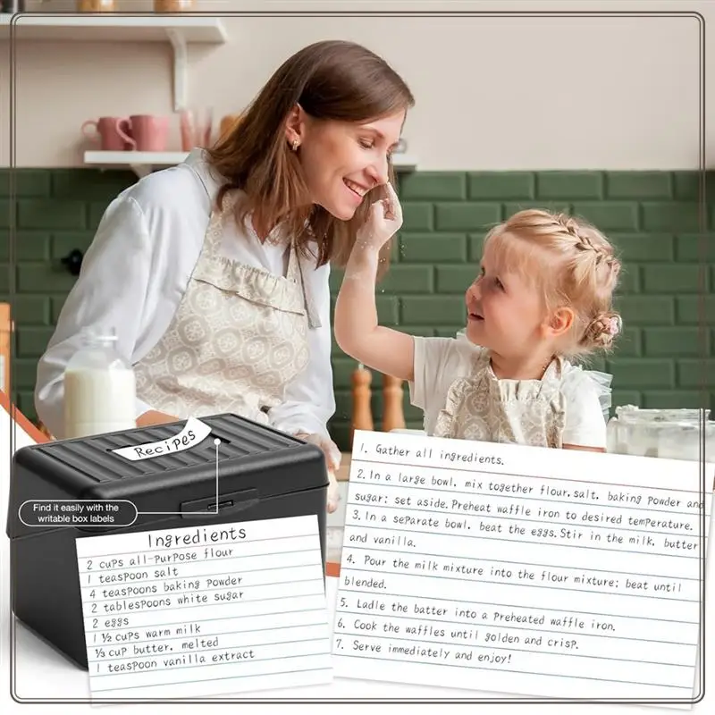 Reliable-3Inchx5inch Index Card Holder With Lock, Index Card Box Organizer Storage With , For Home Recipes Address Office,3Inchx
Reliable-3Inchx5inch Index Card Holder With Lock, Index Card Box Organizer Storage With , For Home Recipes Address Office,3Inchx