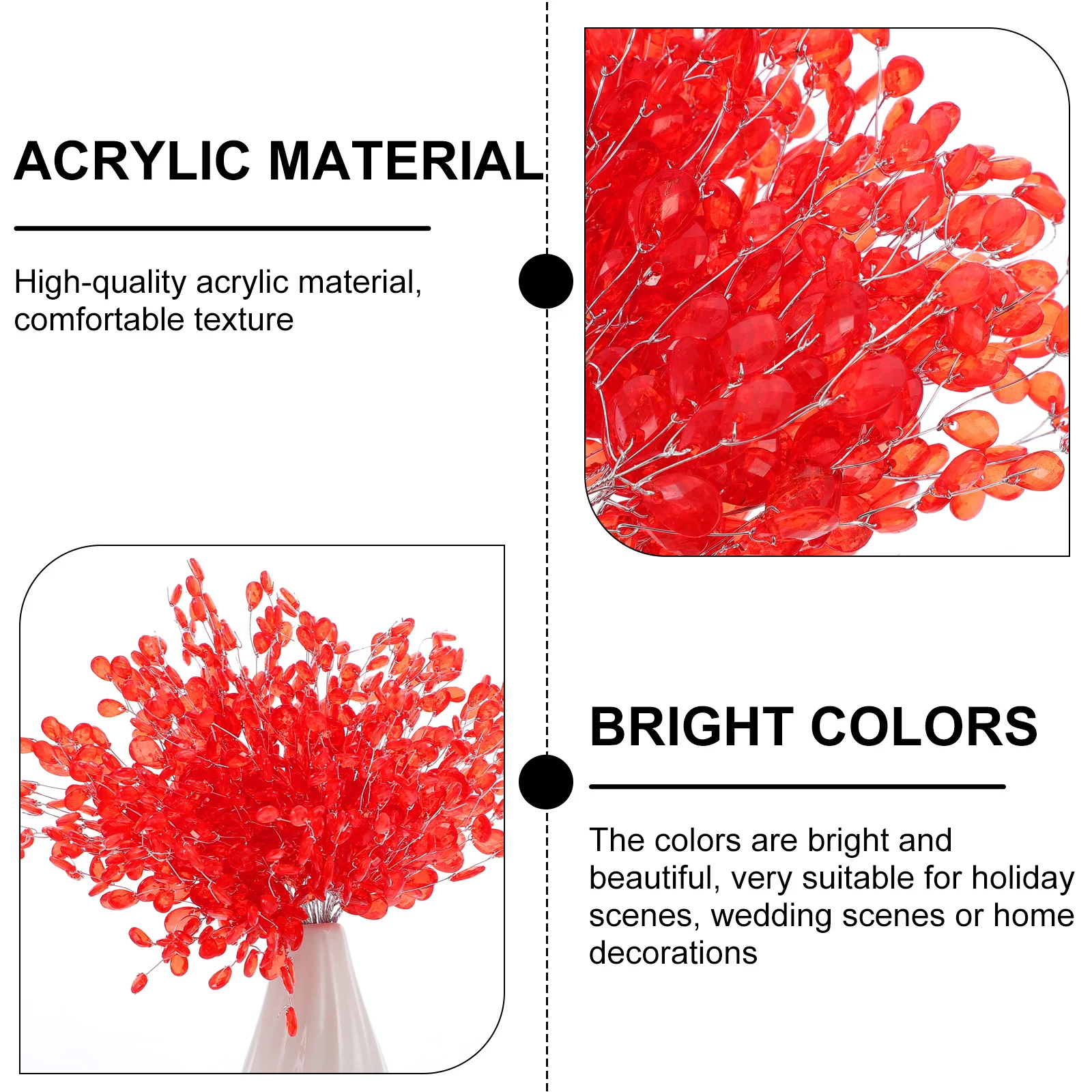 50 Pcs Flowers Wedding Fake Floral Artificial Decoration Bouquet Bridal Hair Accessories Craft Drop Beads
50 Pcs Flowers Wedding Fake Floral Artificial Decoration Bouquet Bridal Hair Accessories Craft Drop Beads