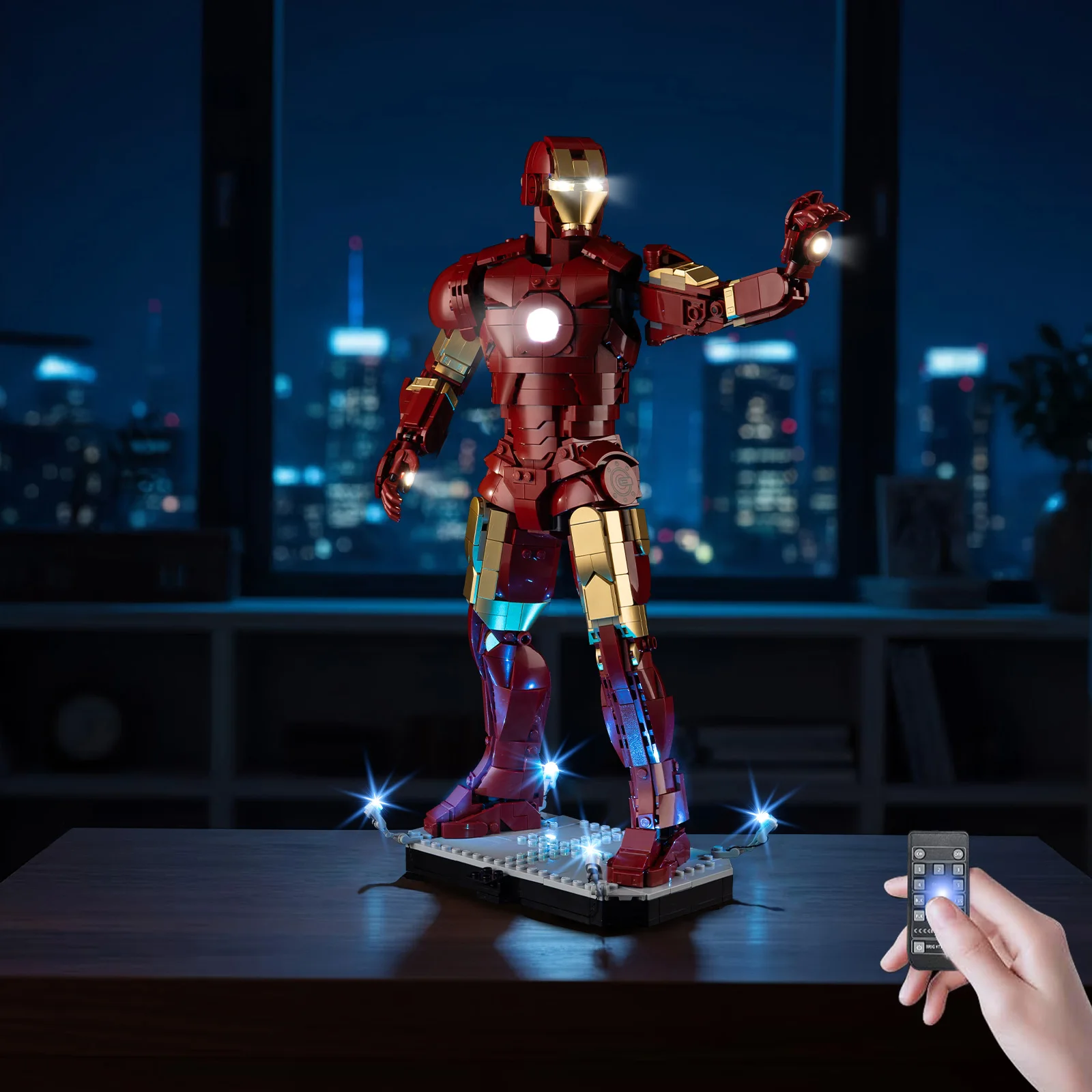 LED Light Set Suitable for Lego Iron Man Mark 3 Collectors' Edition 76344 Building Blocks
LED Light Set Suitable for Lego Iron Man Mark 3 Collectors' Edition 76344 Building Blocks