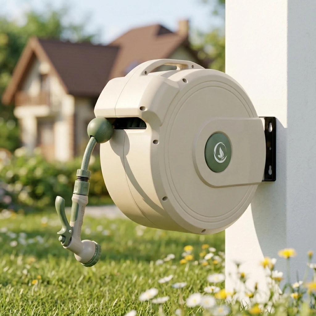 High Pressure Garden Hose Reel Automatic Retractable Anti-Corrosion PP Material Adjustable Connector
High Pressure Garden Hose Reel Automatic Retractable Anti-Corrosion PP Material Adjustable Connector