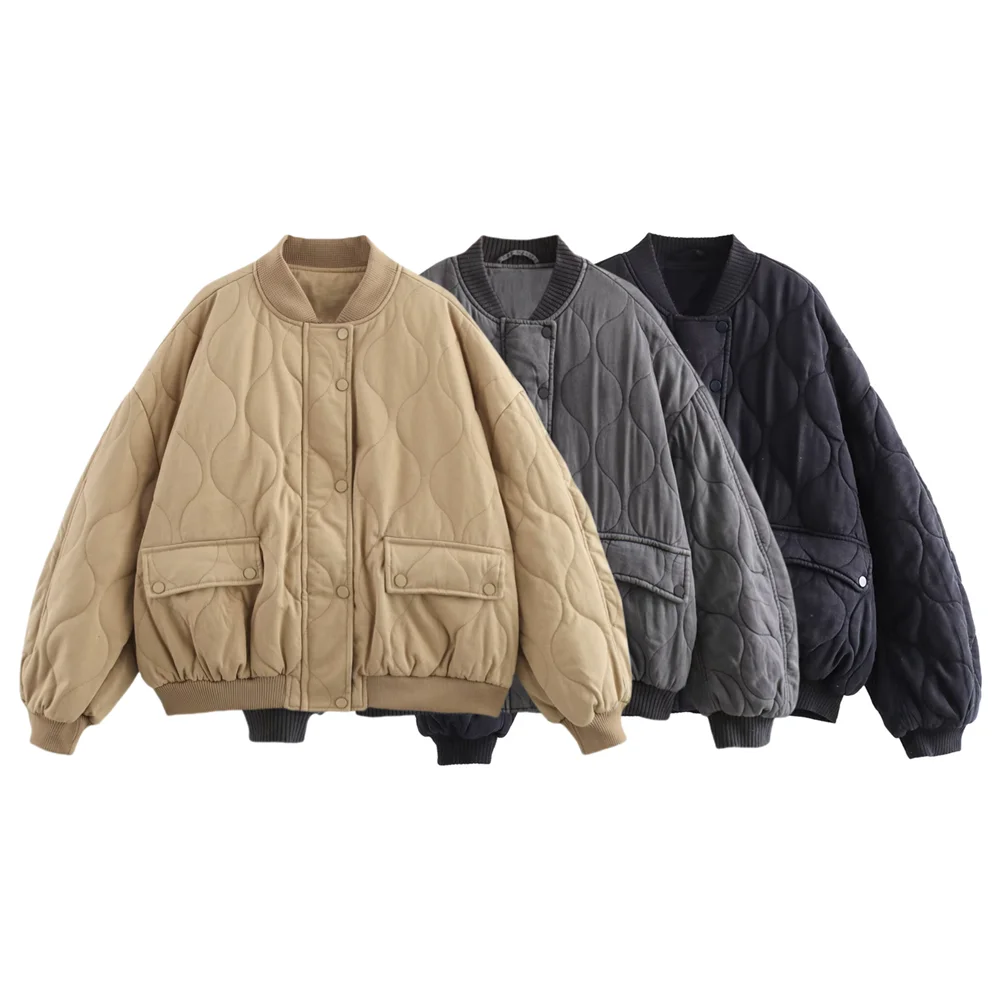 BSK&TRAF autumn and winter new women's lazy style fashionable loose washed cotton pilot cotton jacket
BSK&TRAF autumn and winter new women's lazy style fashionable loose washed cotton pilot cotton jacket