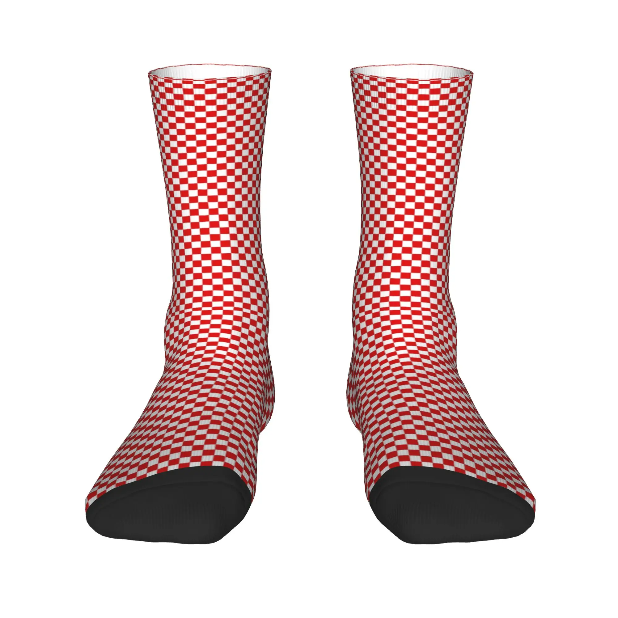 Cool Checkerboard Plaid Socks Men Women Warm 3D Printing Red And White Checker Sports Football Socks
Cool Checkerboard Plaid Socks Men Women Warm 3D Printing Red And White Checker Sports Football Socks