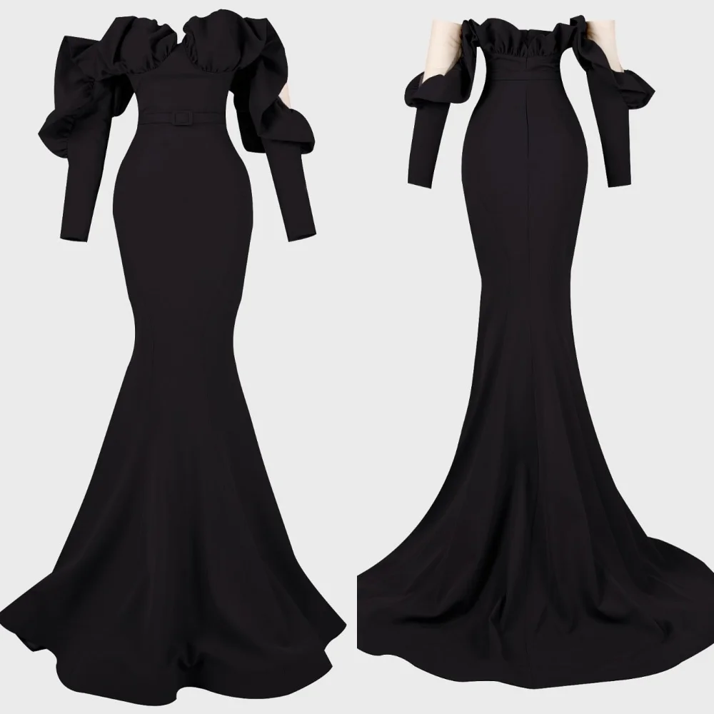 Customized Modern Style Jersey PleatTrumpet Off-the-shoulder Long Dresses Bespoke Occasion Intricate Retro
Customized Modern Style Jersey PleatTrumpet Off-the-shoulder Long Dresses Bespoke Occasion Intricate Retro