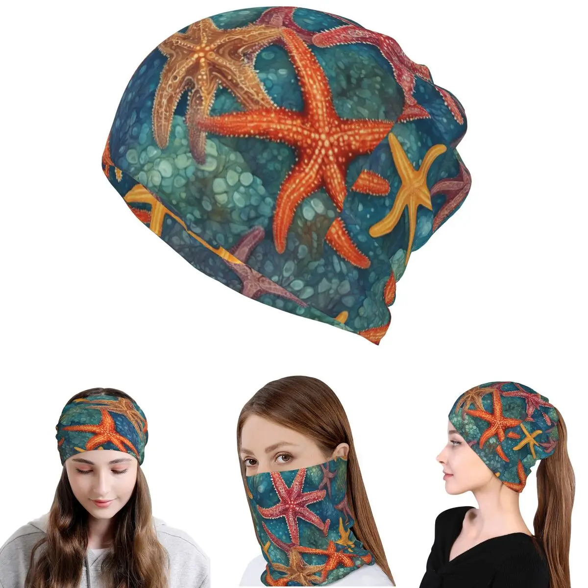 Starfish Bandana Neck Cover Magic Scarf Multi-use Balaclava Beanies Hat Unisex Adult All Season
Starfish Bandana Neck Cover Magic Scarf Multi-use Balaclava Beanies Hat Unisex Adult All Season