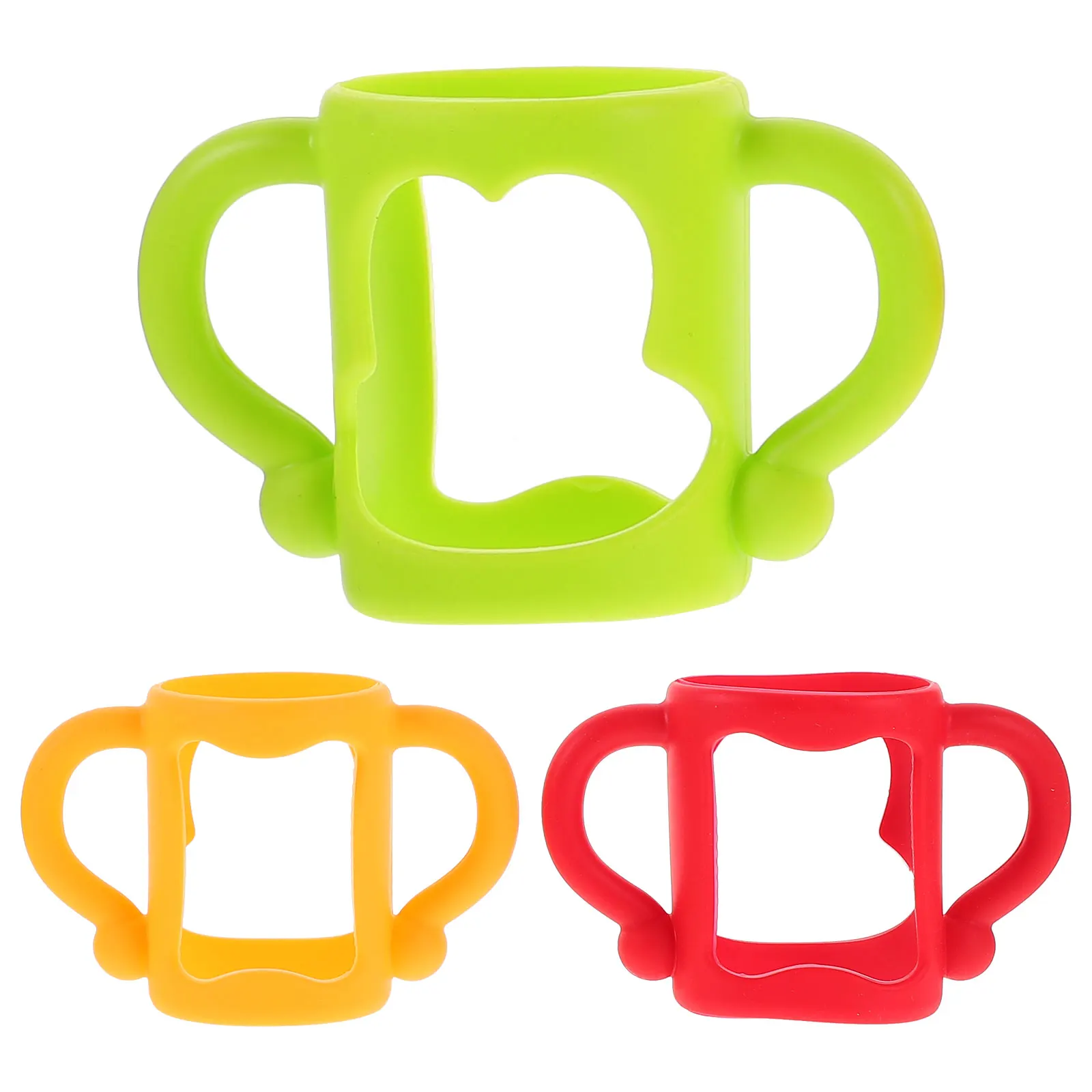 3 pcs Holder Silicone Soft Feeding Handles Red Green Yellow Milk Handle For Feeding Brush
3 pcs Holder Silicone Soft Feeding Handles Red Green Yellow Milk Handle For Feeding Brush