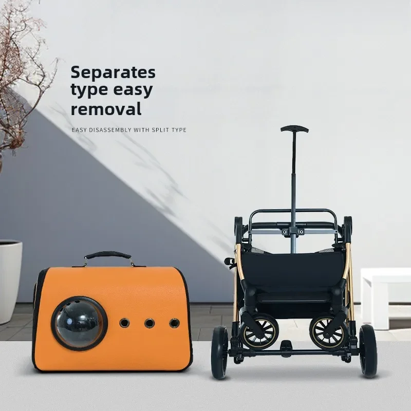 Portable Car Bag Separation Cat Dog Outdoor Lightweight Pet Cart Foldable Pet Large Space Trolley Stroller for Dog
Portable Car Bag Separation Cat Dog Outdoor Lightweight Pet Cart Foldable Pet Large Space Trolley Stroller for Dog