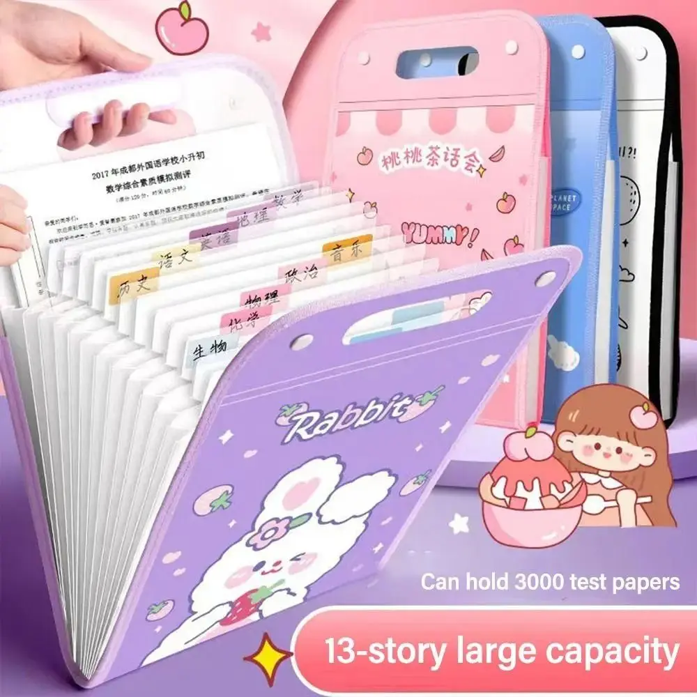 Large Capacity Handheld A4 File Folder 13 Pockets Waterproof Student Homework Orginizer Fashion with Index Stickers
Large Capacity Handheld A4 File Folder 13 Pockets Waterproof Student Homework Orginizer Fashion with Index Stickers