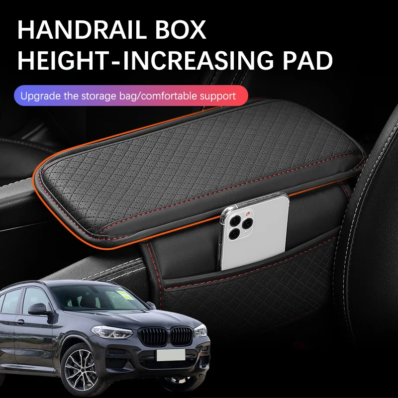 Car Arm Rest Cushion Center Console Protection Cover Auto Armrest Box Pad with Storage Pocket For BMW X4 F26 G02
Car Arm Rest Cushion Center Console Protection Cover Auto Armrest Box Pad with Storage Pocket For BMW X4 F26 G02