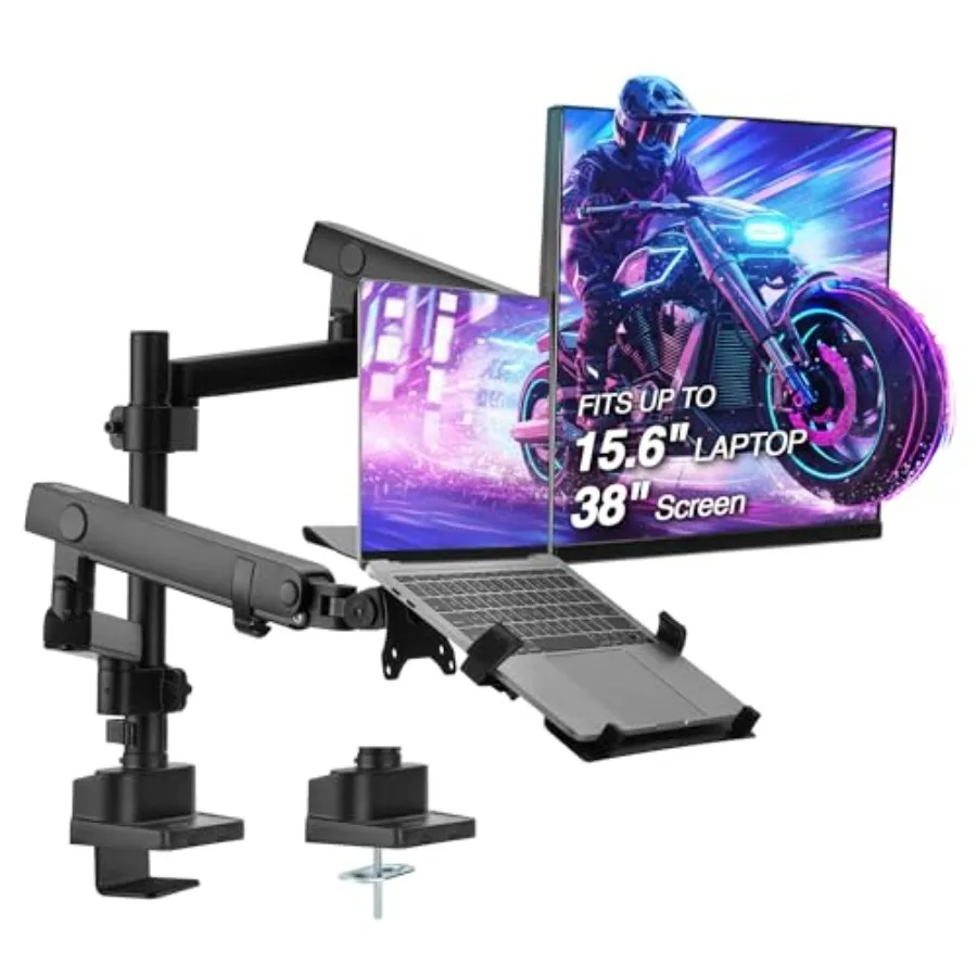 Laptop 38 Inch Monitor Arm Pole Top Mount-Black, Aluminum Alloy, Supports 26.4 lbs 12 kg,Stacked Ultrawide Screen Fit, VESA Com
Laptop 38 Inch Monitor Arm Pole Top Mount-Black, Aluminum Alloy, Supports 26.4 lbs 12 kg,Stacked Ultrawide Screen Fit, VESA Com