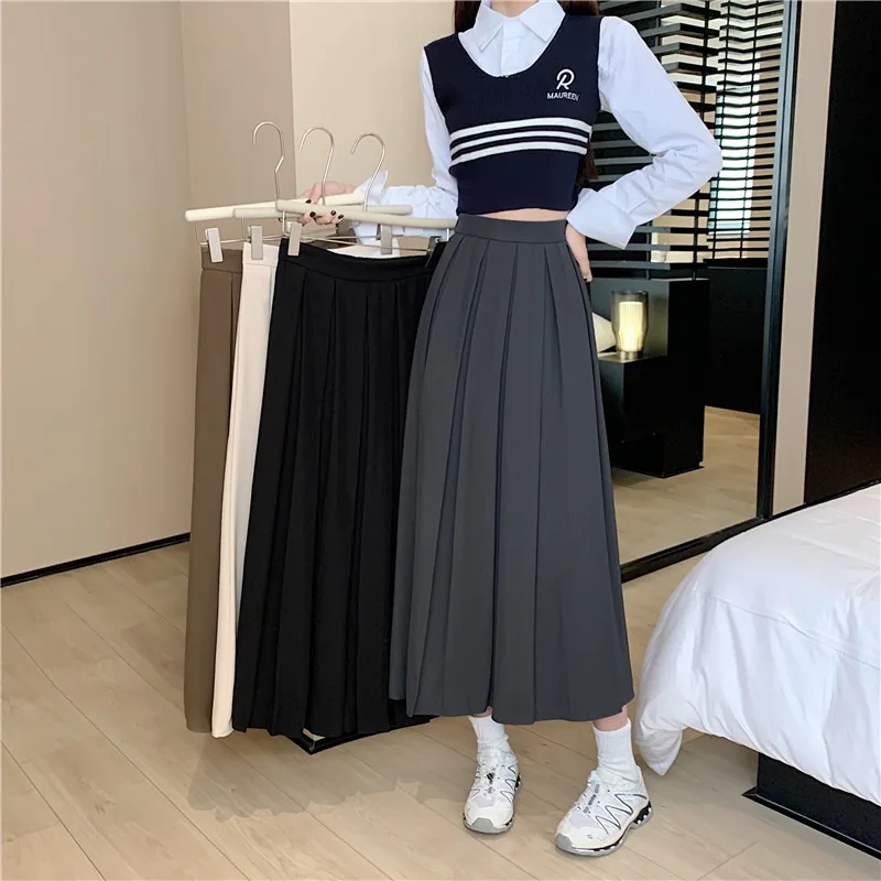 Flycoozooi Korean Fashion Autumn and Winter Pleated A-line Skirt 2024 Women's New Solid Color Unique Design Feeling Half Skirts
Flycoozooi Korean Fashion Autumn and Winter Pleated A-line Skirt 2024 Women's New Solid Color Unique Design Feeling Half Skirts