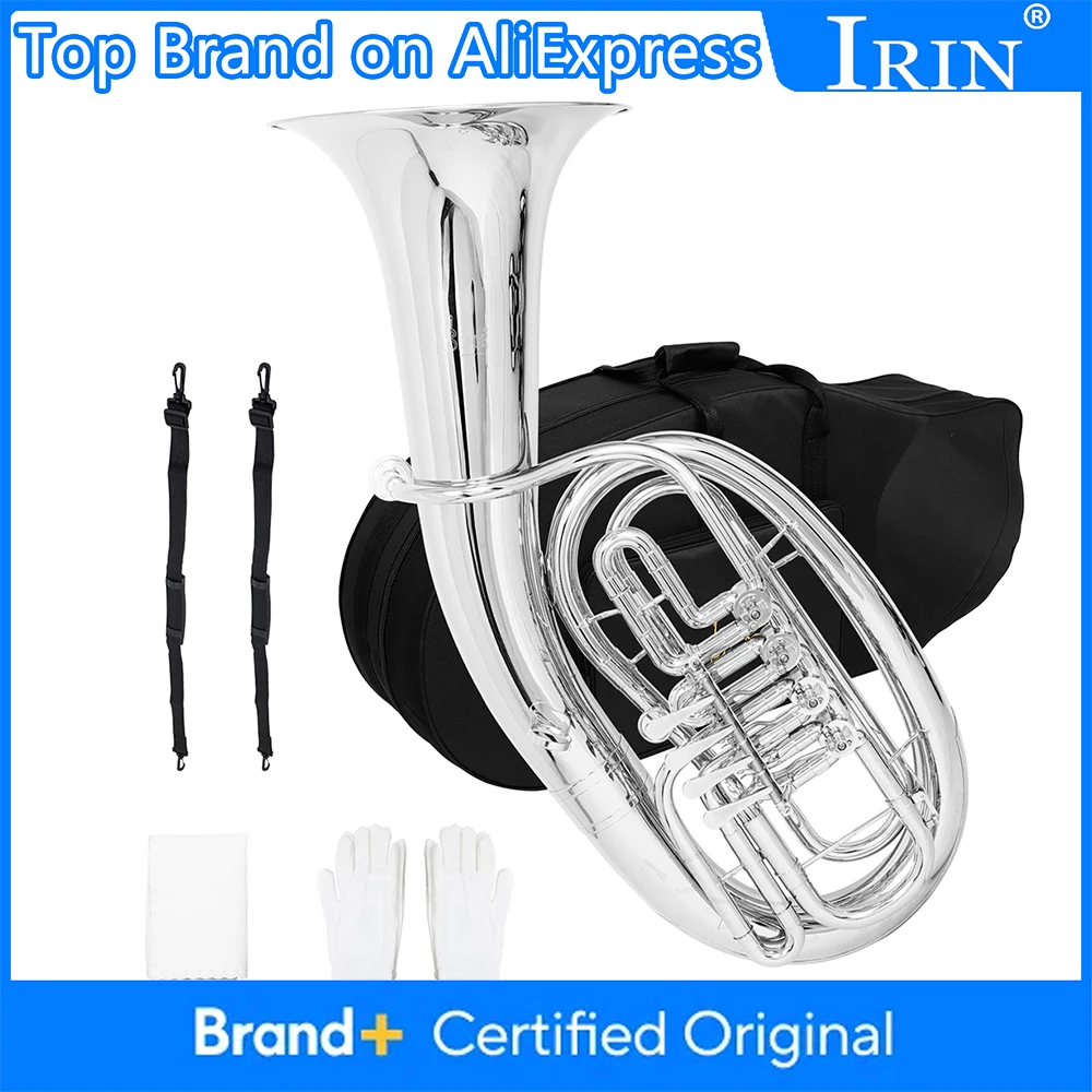 SLADE Tenor Horn 3-key Flat Key Brass Body Tenor Horn Profession Brass Musical Instrument with Accessories Wipes Gloves Bags
SLADE Tenor Horn 3-key Flat Key Brass Body Tenor Horn Profession Brass Musical Instrument with Accessories Wipes Gloves Bags