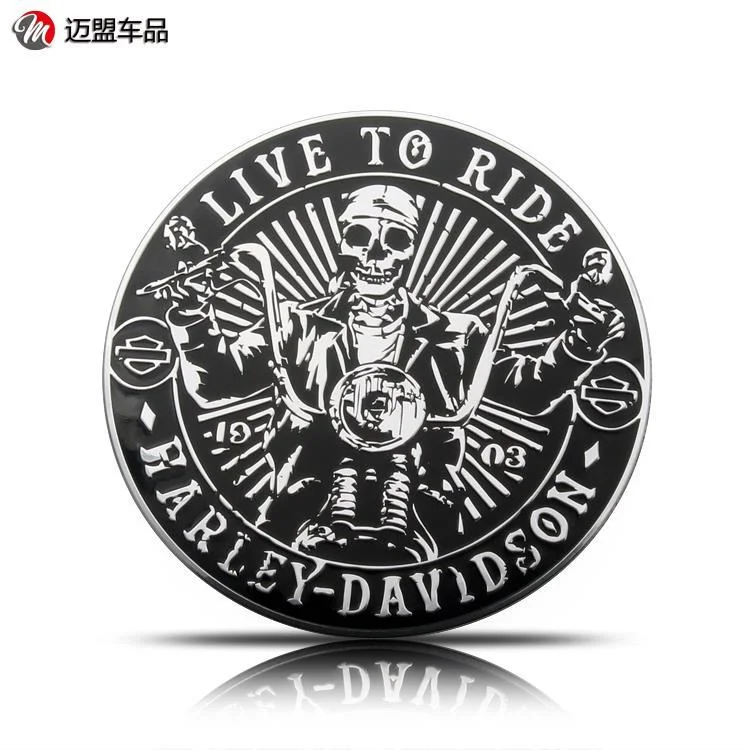 Alloy Motorcycle 3D Decorative Modified Stickers Personalized Skull For Harley Davidson Fuel Tank Cover Engine Metal Side Label
Alloy Motorcycle 3D Decorative Modified Stickers Personalized Skull For Harley Davidson Fuel Tank Cover Engine Metal Side Label