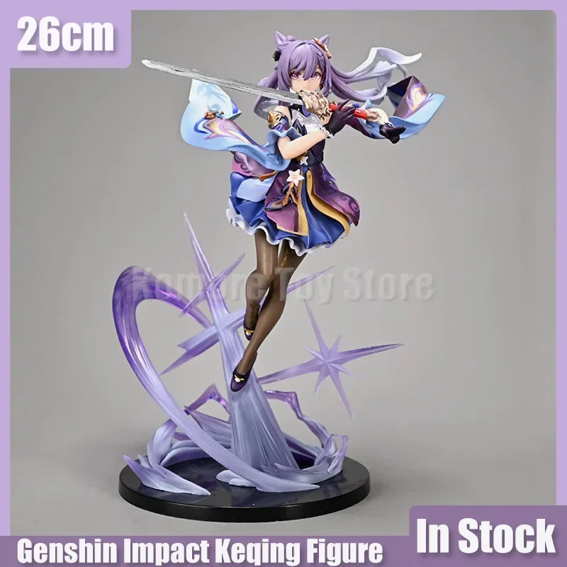 Фигурка аниме Genshin Impact, 26 см, Боевая экшн-фигурка Keqing Ver, Коллекционная модель, декоративная кукла, игрушка для детей, подарок
Фигурка аниме Genshin Impact, 26 см, Боевая экшн-фигурка Keqing Ver, Коллекционная модель, декоративная кукла, игрушка для детей, подарок