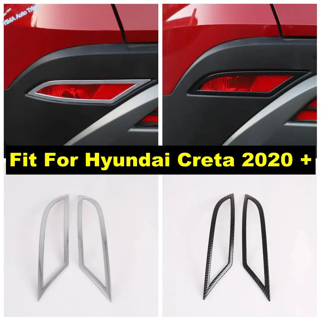 Carbon Fiber Loook / Shiny Car Rear Fog Light Lamp Decor Cover Trim ABS Exterior Accessories For Hyundai Creta 2020 2021 2022
Carbon Fiber Loook / Shiny Car Rear Fog Light Lamp Decor Cover Trim ABS Exterior Accessories For Hyundai Creta 2020 2021 2022