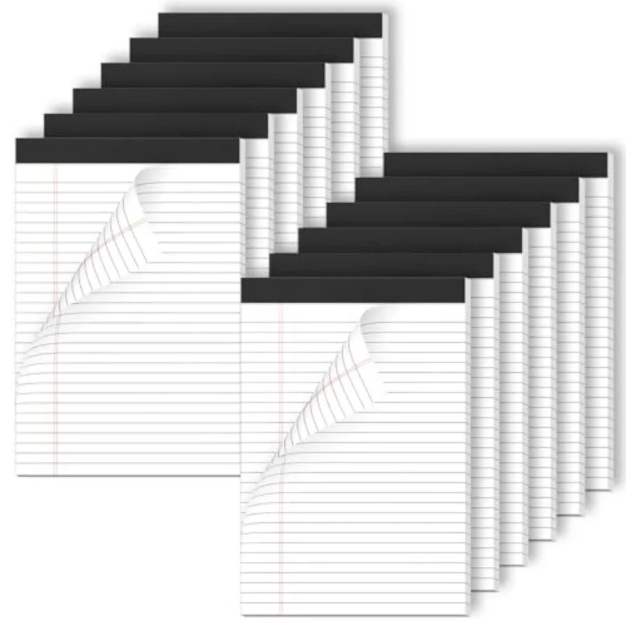 Legal Pads 2 Pack of Note Pads 6 x 9 Inch Notepad 2lb Thick Paper Writing Pads 30 Sheets Memo Pad College Ruled Small notepads
Legal Pads 2 Pack of Note Pads 6 x 9 Inch Notepad 2lb Thick Paper Writing Pads 30 Sheets Memo Pad College Ruled Small notepads