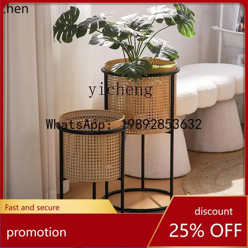 YFY braided flower stand modern light luxury living room balcony indoor wrought iron floor mobile green plant flower pot stand
YFY braided flower stand modern light luxury living room balcony indoor wrought iron floor mobile green plant flower pot stand