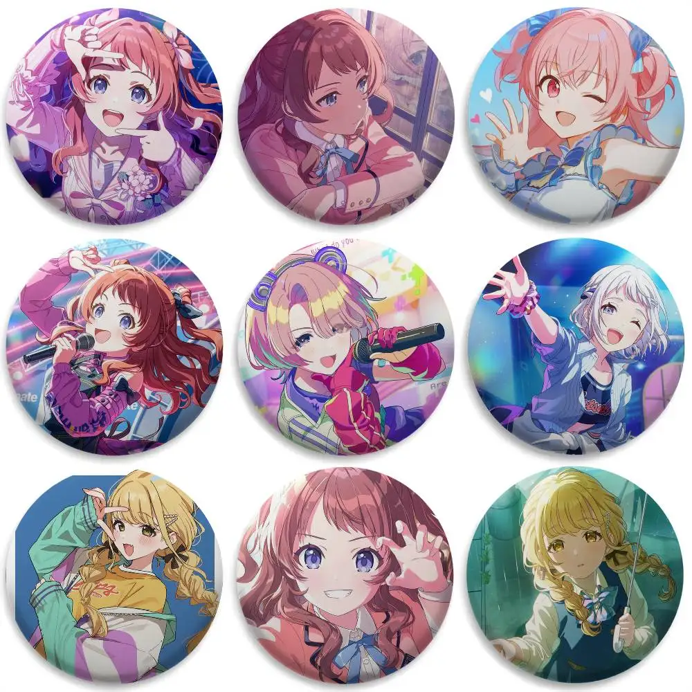 Game Gakuen Idol Master Badges Round Exquisite Badge Brooches Creative Pins For Clothes Hat Backpack Gift Accessories
Game Gakuen Idol Master Badges Round Exquisite Badge Brooches Creative Pins For Clothes Hat Backpack Gift Accessories