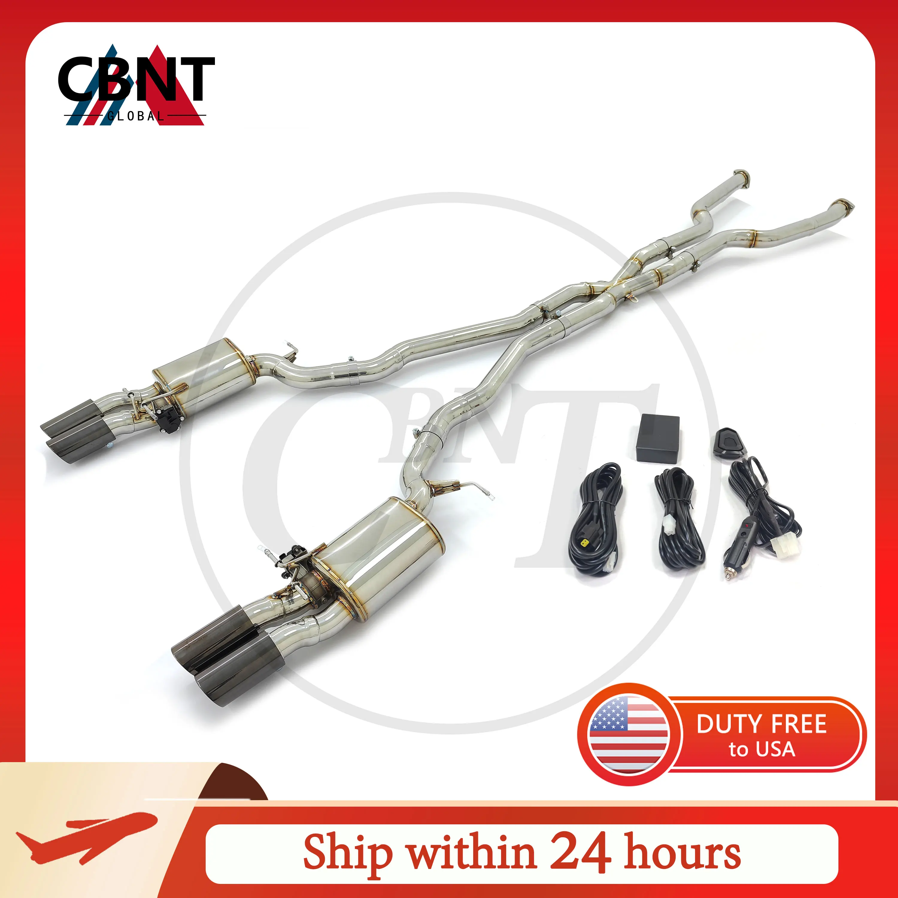 CBNT Exhaust Catback with Valve Muffler for BMW M5 E60 M6 E63 V10 5.0L High Performance SS304 Tuning Valved Exhaust-pipe System
CBNT Exhaust Catback with Valve Muffler for BMW M5 E60 M6 E63 V10 5.0L High Performance SS304 Tuning Valved Exhaust-pipe System