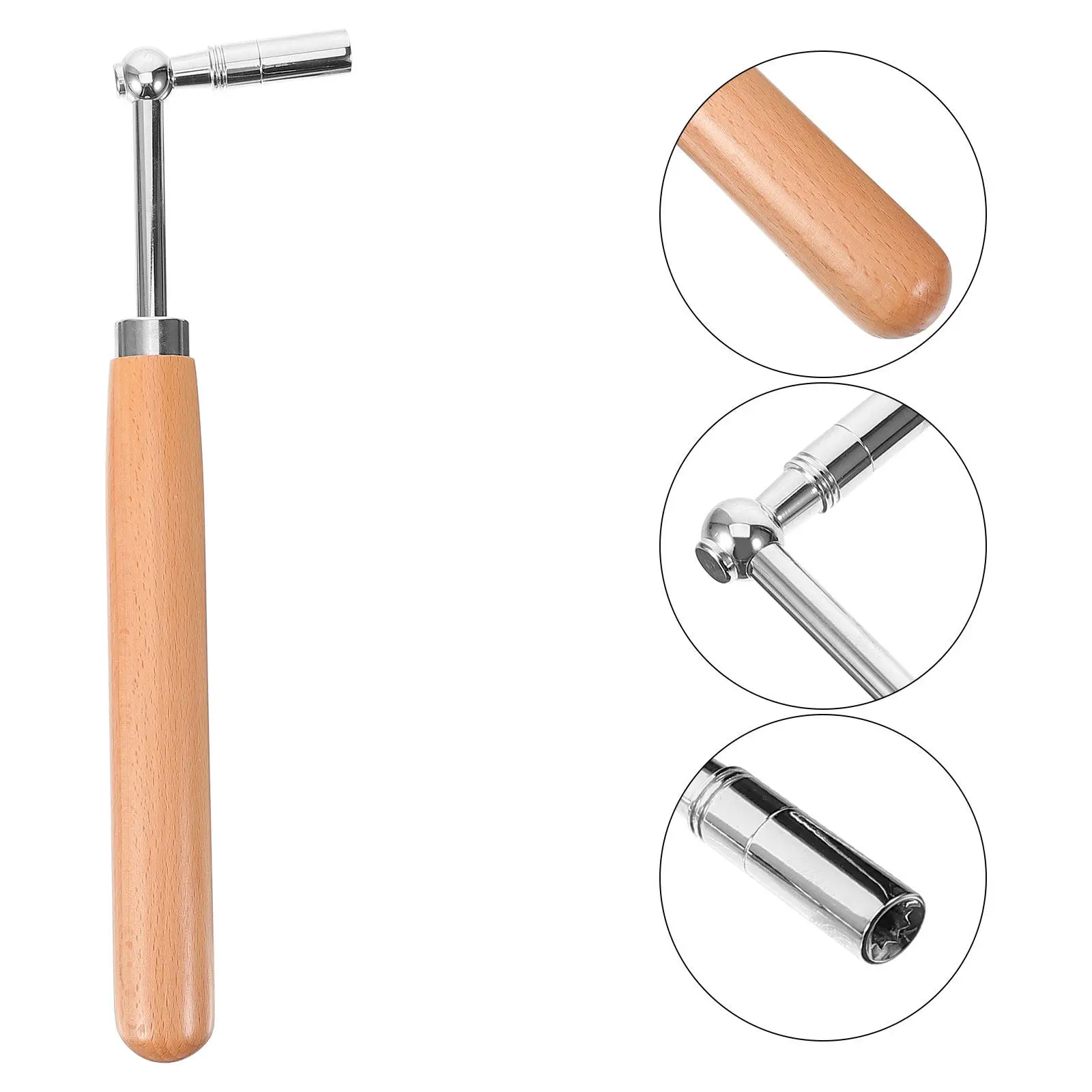 High Efficient Piano Tone Tuning Tool Featuring Solid Wood Handle Steel Wrench Head Portable Lightweight Design for Accurate
High Efficient Piano Tone Tuning Tool Featuring Solid Wood Handle Steel Wrench Head Portable Lightweight Design for Accurate