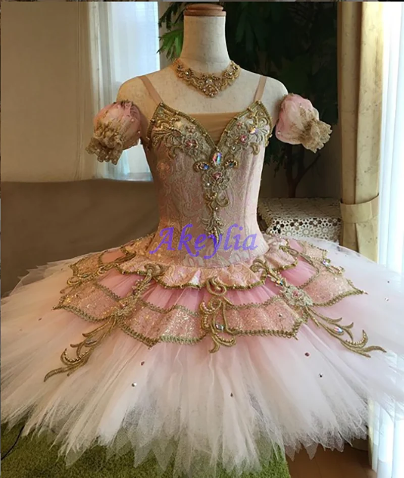 Gorgeous Sleeping Beauty ballet competition tutu for girls Fiary Doll professional ballet costume women pancake tutu platter
Gorgeous Sleeping Beauty ballet competition tutu for girls Fiary Doll professional ballet costume women pancake tutu platter