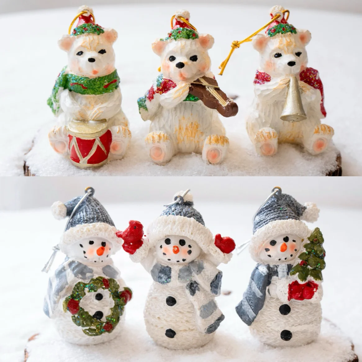 Foreign trade Christmas decoration resin cute snowman teddy bear
Foreign trade Christmas decoration resin cute snowman teddy bear