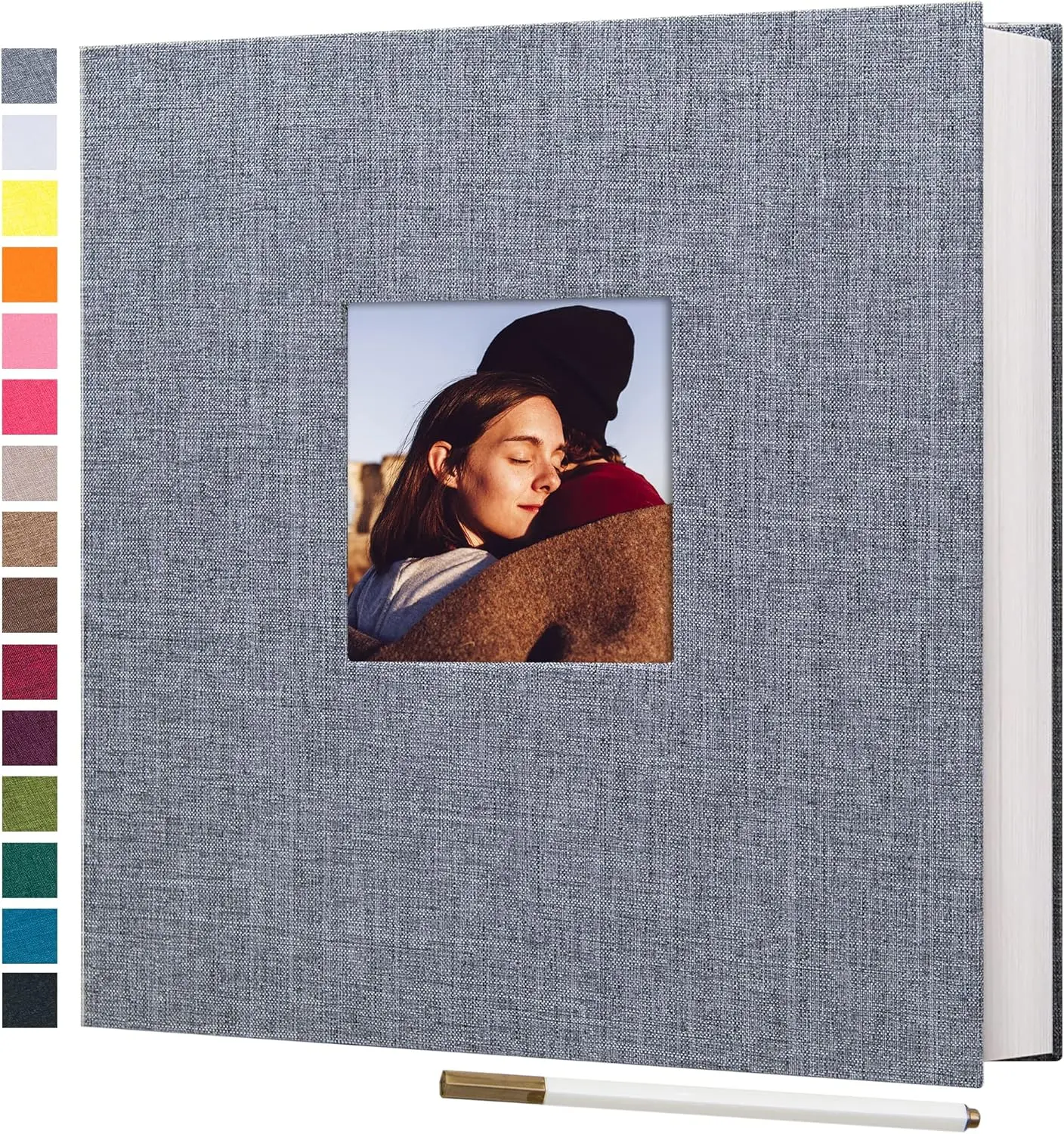 Large Photo Album Self Adhesive 3x5 4x6 5x7 8x10 10x12 Pictures Linen Cover 40 Blank Pages Magnetic DIY Scrapbook Album
Large Photo Album Self Adhesive 3x5 4x6 5x7 8x10 10x12 Pictures Linen Cover 40 Blank Pages Magnetic DIY Scrapbook Album