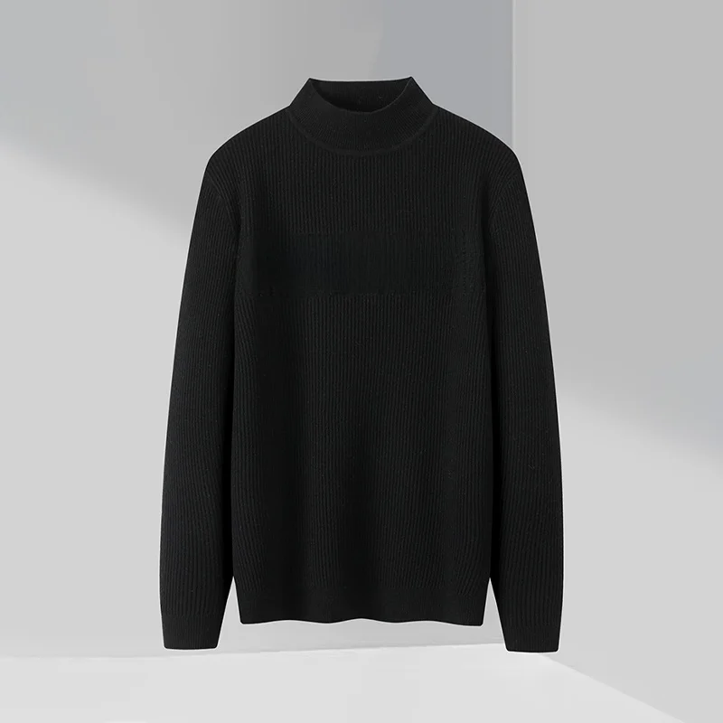 Удобный мужской вязаный свитер с высоким воротом, модный, универсальный, зимний, новинка, с принтом, утепленный, с длинными рукавами
Удобный мужской вязаный свитер с высоким воротом, модный, универсальный, зимний, новинка, с принтом, утепленный, с длинными рукавами