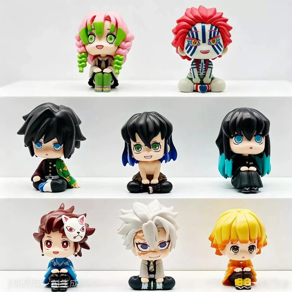 Cute Demon Slayer Look Up Figures Kamado Tanjiro Nezuko Zenitsu Giyuu Mitsuri Sanemi Muichiro Akaza Figurine Set
Cute Demon Slayer Look Up Figures Kamado Tanjiro Nezuko Zenitsu Giyuu Mitsuri Sanemi Muichiro Akaza Figurine Set