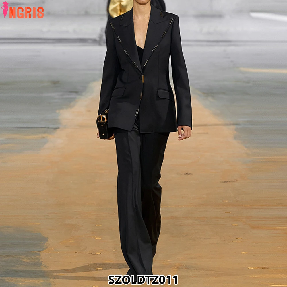 Fashion Office Women's Two-piece Suit Jacket Pants Suit Long Sleeve Business Jacket Suit-SZOLDTZ011
Fashion Office Women's Two-piece Suit Jacket Pants Suit Long Sleeve Business Jacket Suit-SZOLDTZ011