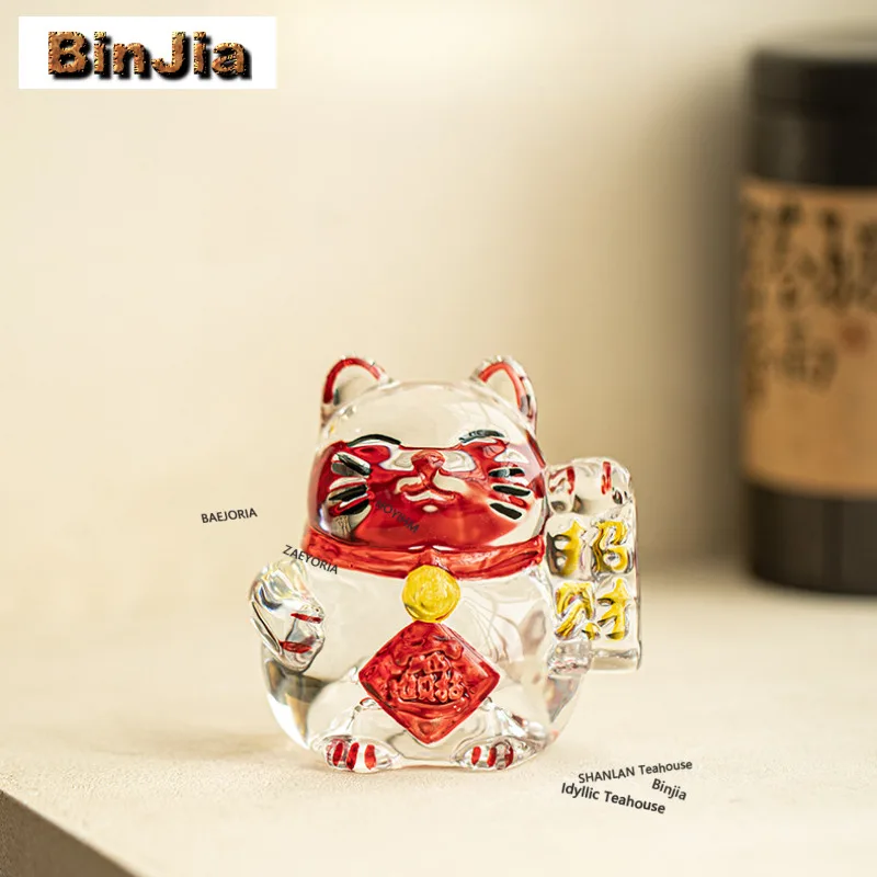 Crystal Glass Red Rhyme Kitten Tea Pet Creative Tea Sculpture Tea Figurine Play Toys Tea Statue Ornaments Accessories Decoration
Crystal Glass Red Rhyme Kitten Tea Pet Creative Tea Sculpture Tea Figurine Play Toys Tea Statue Ornaments Accessories Decoration