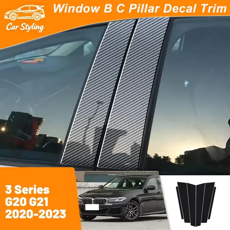 For BMW 3 Series G20 G21 2020-2023 2021 2022 Carbon Fiber Window Door Column Deal B C Pillar Post Cover Trim Sticker
For BMW 3 Series G20 G21 2020-2023 2021 2022 Carbon Fiber Window Door Column Deal B C Pillar Post Cover Trim Sticker