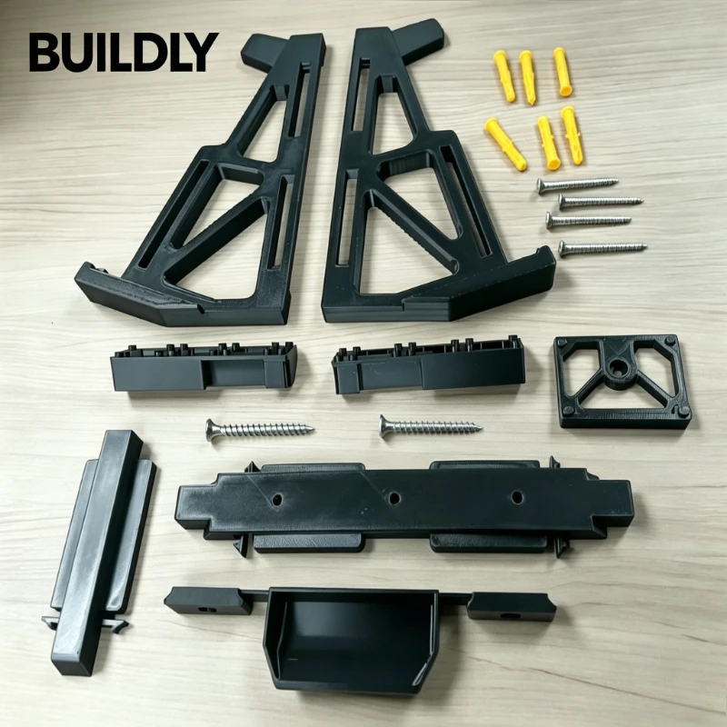 Кронштейн-держатель BUILDLY DIY для демонстрации конструкторов LEGO 10356 на стене
Кронштейн-держатель BUILDLY DIY для демонстрации конструкторов LEGO 10356 на стене