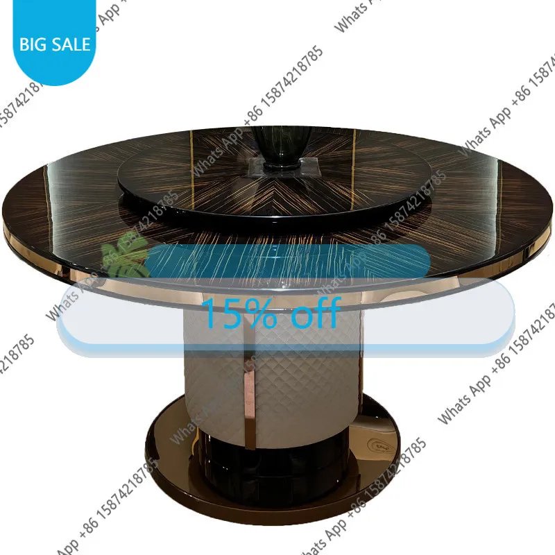 Yy Italian Light Luxury Round Table Simple Modern Designer Fashion Dining Table Luxury Furniture
Yy Italian Light Luxury Round Table Simple Modern Designer Fashion Dining Table Luxury Furniture