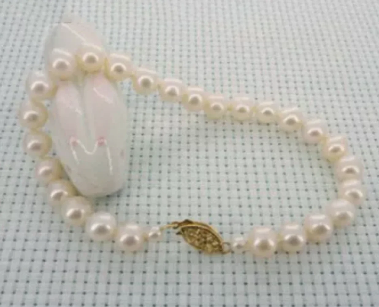 Perfect South China Sea 7mm White AAA Grade Akoya Authentic Pearl Bracelet 6 "7" 7.5 "8" 14k Gold
Perfect South China Sea 7mm White AAA Grade Akoya Authentic Pearl Bracelet 6 "7" 7.5 "8" 14k Gold