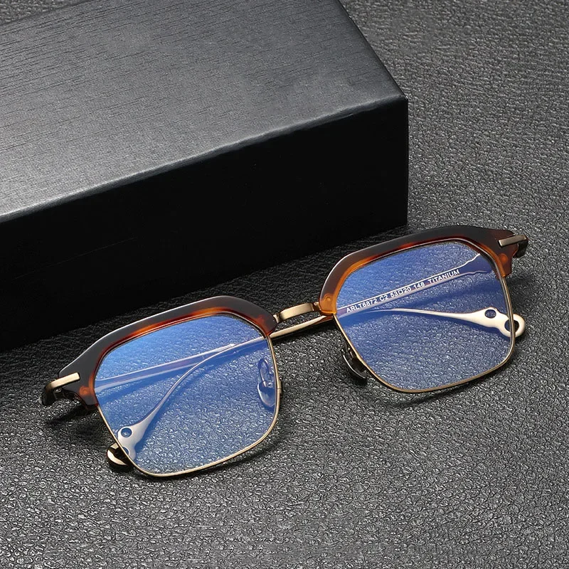 2025 Polygonal Fashion Men's Business Commuter Pure Titanium Glasses Frame Trendy Anti Blue Light Glasses Prescription Glasses
2025 Polygonal Fashion Men's Business Commuter Pure Titanium Glasses Frame Trendy Anti Blue Light Glasses Prescription Glasses