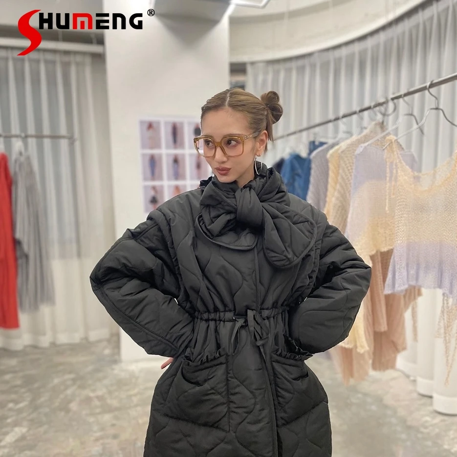 Japan Style Sweet Detachable Sleeves Long Parkas 2025 New Winter Women's Loose Slim Daily Casual Down Parkas Warm Lady Jacket
Japan Style Sweet Detachable Sleeves Long Parkas 2025 New Winter Women's Loose Slim Daily Casual Down Parkas Warm Lady Jacket