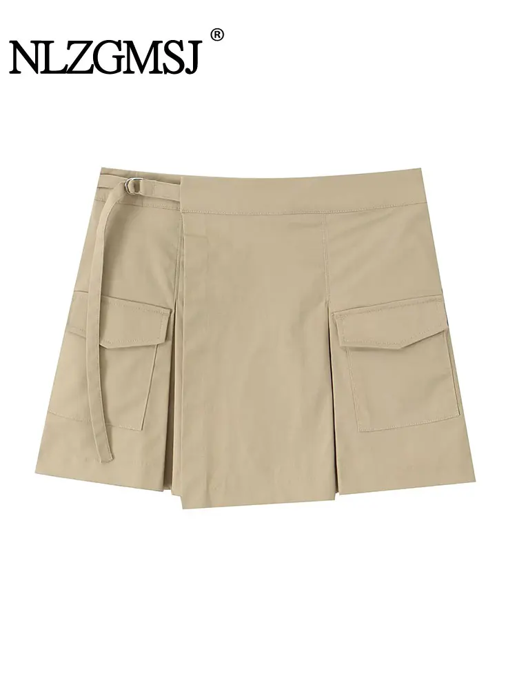 NLZGMSJ 2025 Casual Vintage Chic Women Skirt Solid Pockets Straight Mini Skirt Fashion Holiday Streetwear Skirt
NLZGMSJ 2025 Casual Vintage Chic Women Skirt Solid Pockets Straight Mini Skirt Fashion Holiday Streetwear Skirt