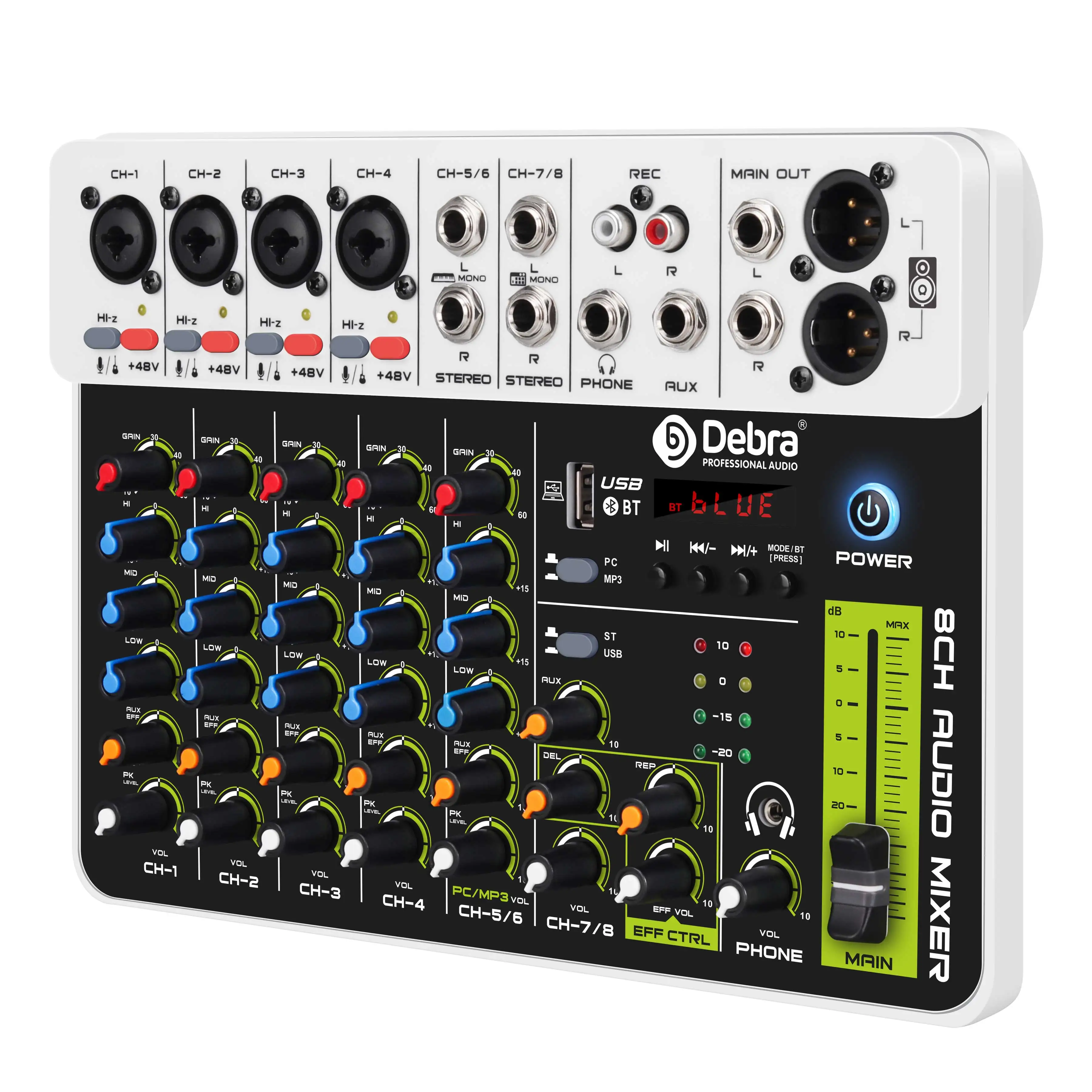 Mixing DJ Controller/Audio Console Mixer Sound Speaker Professional Mixer Audio Digital Audio Mixer V8
Mixing DJ Controller/Audio Console Mixer Sound Speaker Professional Mixer Audio Digital Audio Mixer V8