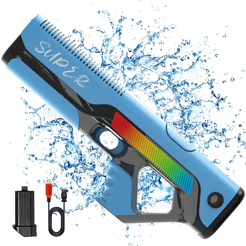 Children Electric Water Gun Long Range Continuous Shooting Automatic Water Absorption Squirt Guns Summer Outdoor Toys for Kids
Children Electric Water Gun Long Range Continuous Shooting Automatic Water Absorption Squirt Guns Summer Outdoor Toys for Kids