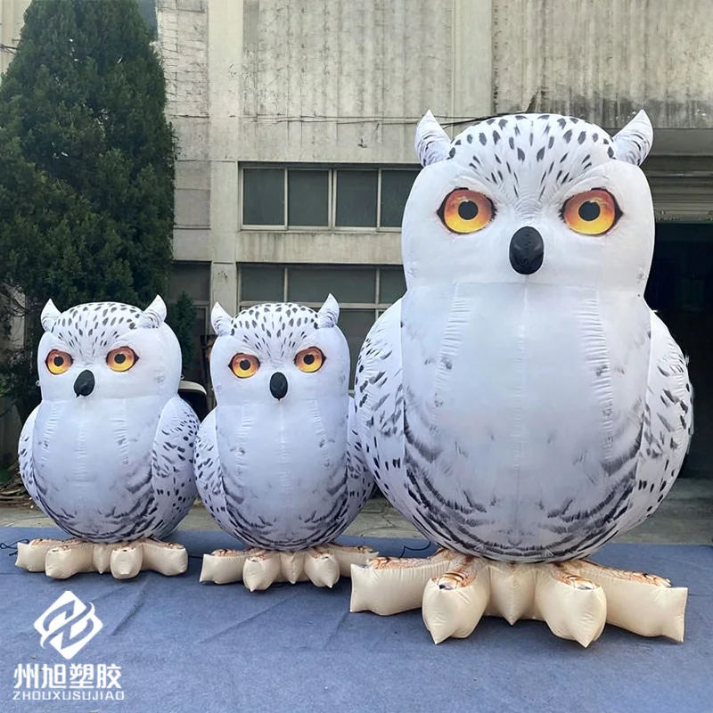 Inflatable owl, animal-shaped inflatable model, made of Oxford fabric, 3mH size, for stage decoration
Inflatable owl, animal-shaped inflatable model, made of Oxford fabric, 3mH size, for stage decoration