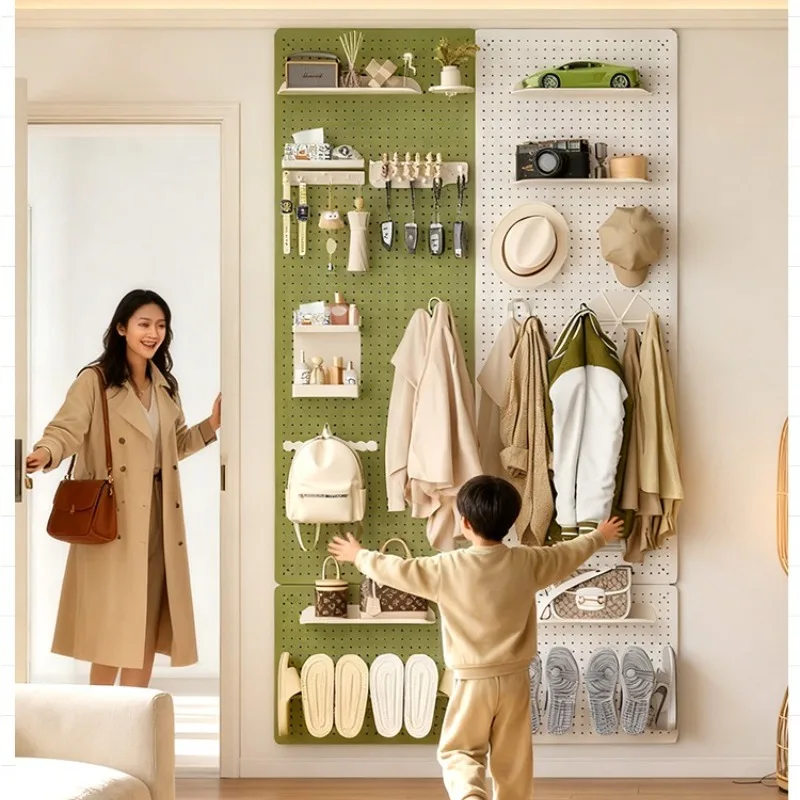 Entrance storage hole board rack
Entrance storage hole board rack