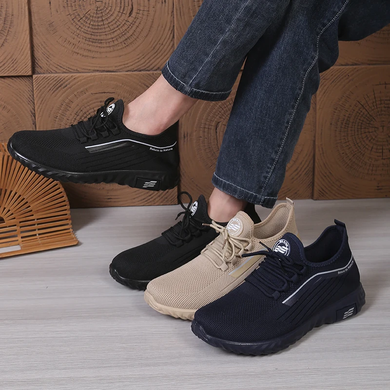 Men's Black Knit Athletic Shoes Comfortable Lightweight Breathable Walking Sneakers for Outdoor Sports,Free shipping
Men's Black Knit Athletic Shoes Comfortable Lightweight Breathable Walking Sneakers for Outdoor Sports,Free shipping
