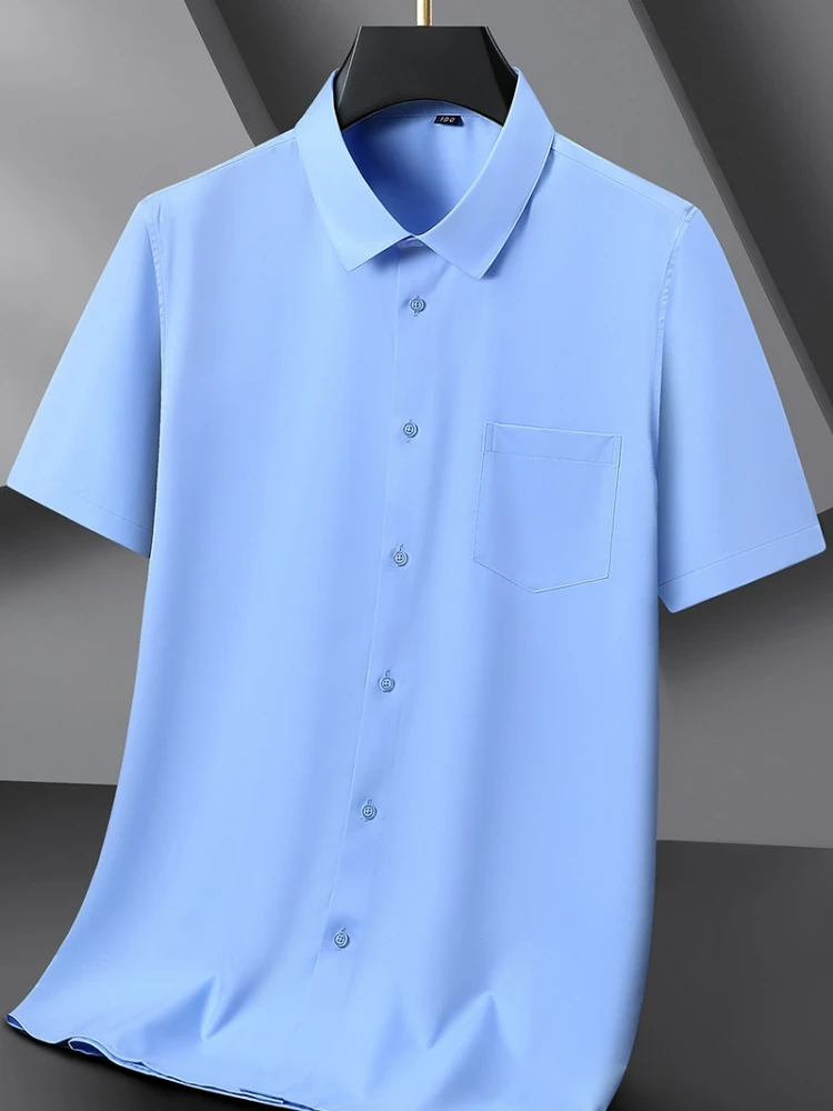 8xl 7xl Summer Shirt Men Waterproof New Slim 2023 Fashion Casual Turn-Down Collar Short Sleeve Shirts Blue Plus Size Clothing
8xl 7xl Summer Shirt Men Waterproof New Slim 2023 Fashion Casual Turn-Down Collar Short Sleeve Shirts Blue Plus Size Clothing