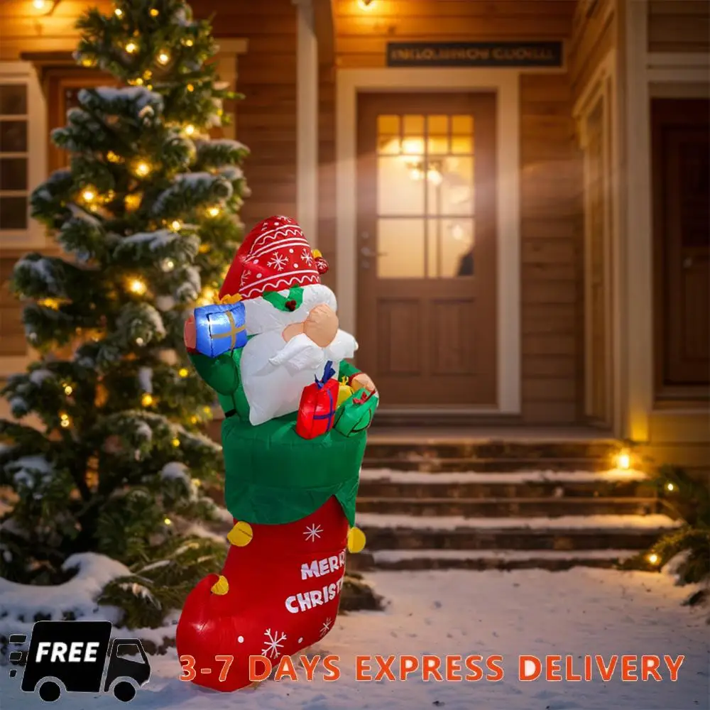 5 футов большой надувной Санта-Клаус со светодиодной подсветкой, надувной рождественский декор Санта-Клауса для украшения сада в помещении и на открытом воздухе
5 футов большой надувной Санта-Клаус со светодиодной подсветкой, надувной рождественский декор Санта-Клауса для украшения сада в помещении и на открытом воздухе