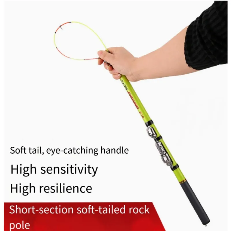 Telescopic Rock Fishing Rod Rotating Carp Bait Carbon Fiber Fishing Gear 1.5M 1.8M 2.1M 2.4M 3.0M Mini Travel Fishing Rod Super
Telescopic Rock Fishing Rod Rotating Carp Bait Carbon Fiber Fishing Gear 1.5M 1.8M 2.1M 2.4M 3.0M Mini Travel Fishing Rod Super