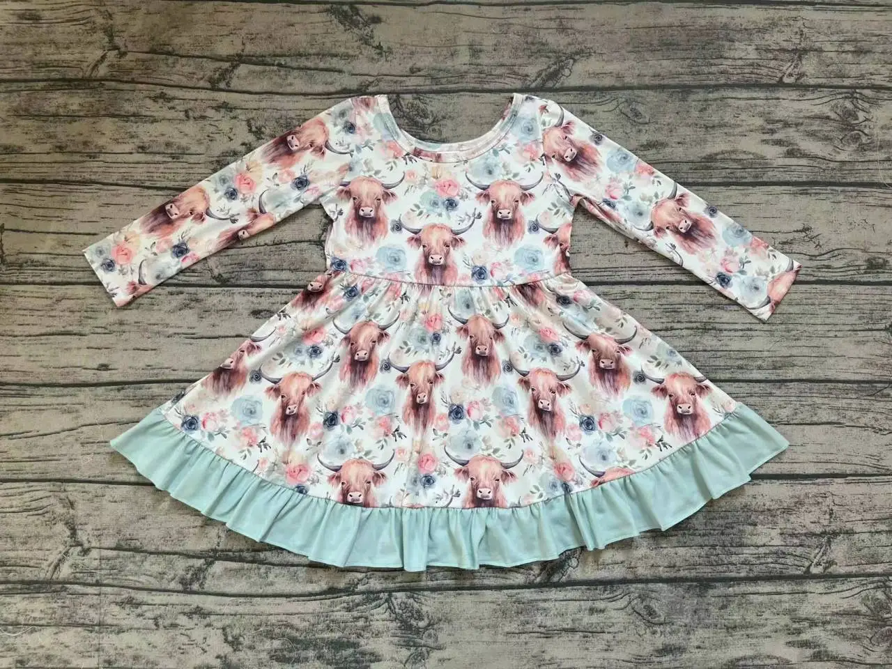 Pre-Sale Autumn And Winter Girls' Long-Sleeved Dress With Multi-Element Round Neck Pattern, Bright Ruffle
Pre-Sale Autumn And Winter Girls' Long-Sleeved Dress With Multi-Element Round Neck Pattern, Bright Ruffle